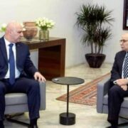 الرئيس عون التقى في مقر الاقامة في قصر بعبدا رئيس الحكومة نواف سلام وبحثا في سبل مواجهة تداعيات العدوان الاسرائيلي على الضاحية الجنوبية فجر اليوم.