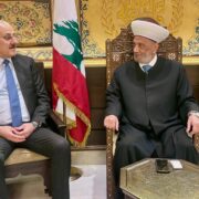 استقبل مفتي الجمهورية اللبنانية الشيخ عبد اللطيف دريان في دار الفتوى  النائب بلال عبد الله