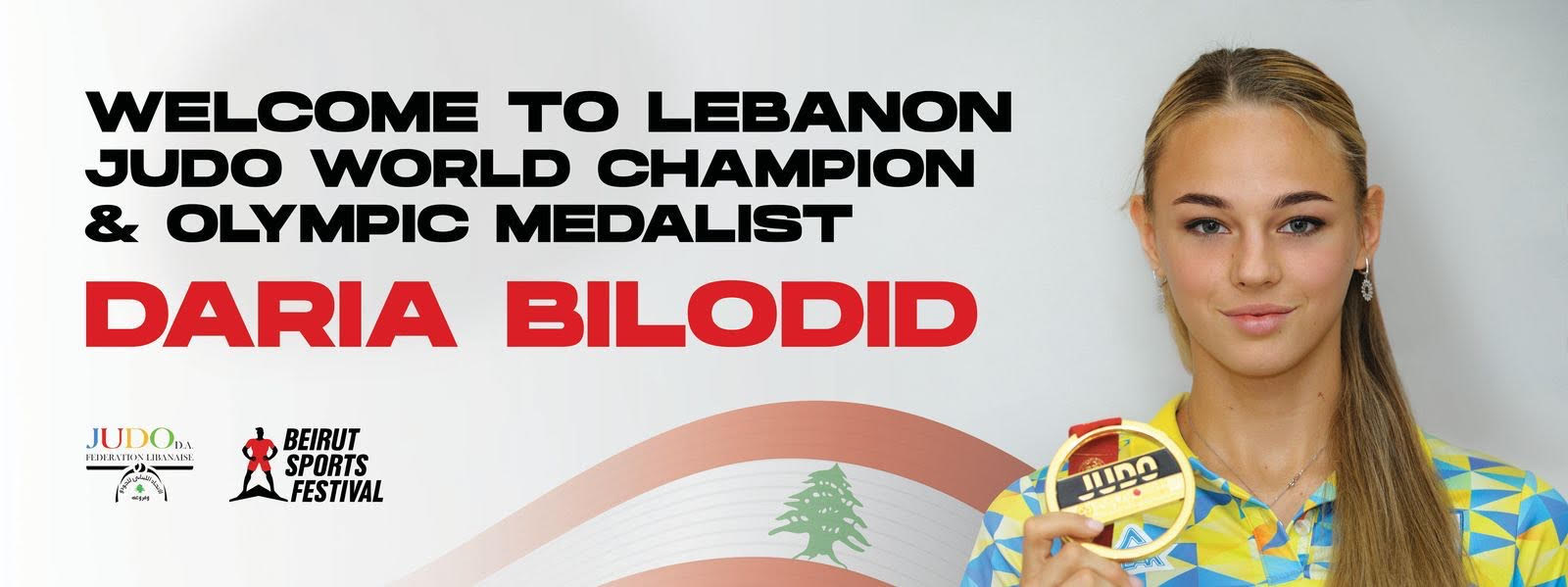 اتحاد الجودو يستقدم البطلة الاوكرانية داريا بيلوديد  للمشاركة في “أو أم. تي مهرجان بيروت الرياضي”