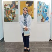 الفنانة لمياء شرود تتألق في معرض جماعي بالمكتبة الوسائطية لمسجد الحسن الثاني بالدار البيضاء