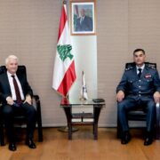 اللواء عبدالله يستقبل السفير الإيطالي في لبنان