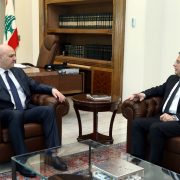 رئيس الجمهورية عرض شؤون الانتخابات البلدية والاختيارية وأوضاع تربوية  مع النائبين فريد هيكل الخازن وادغار طرابلسي