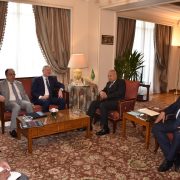 لقاءات  وزير الخارجية والمغتربين يوسف رجي في القاهرة على هامش الاجتماع الوزاري لمجلس جامعة الدول العربية، الدورة 163
