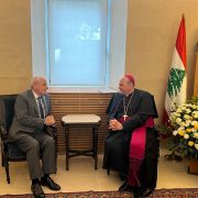 وزير الدفاع معزّيًا في السفارة البابوية:  “من لبنان، أرض الإيمان والشهادة والتعدد نحيي ذكراك المقدسة”