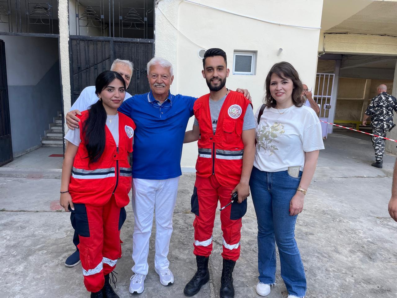 جولة للمهندسة آية البلولي على مراكز الاقتراع في صيدا جولة للمهندسة آية البلولي على مراكز الاقتراع في صيدا