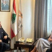 عيسى الخوري بحث مع السفيرة ويشلت التعاون بين لبنان وسويسرا